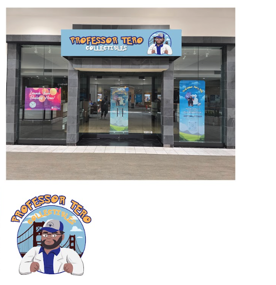 Professor Tero Collectibles storefront at Solano Town Center